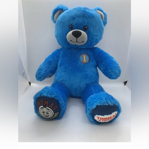 Build A Bear Thomas The Tank Engine Plush Soft Toy Used Condition Eye Damage - Picture 2 of 16